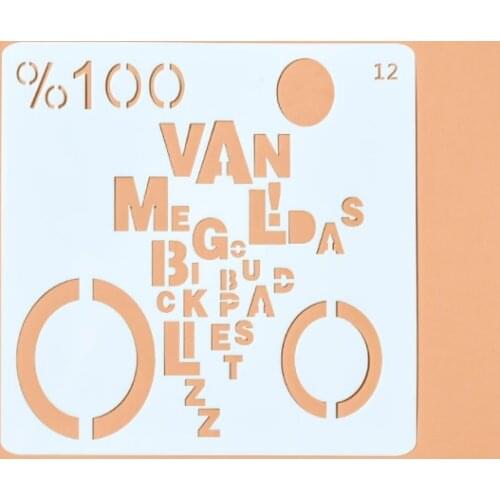 13*13 Creative pvc Layering Stencils for DIY Scrapbooking/photo album Decorative Embossing DIY Paper Cards Crafts