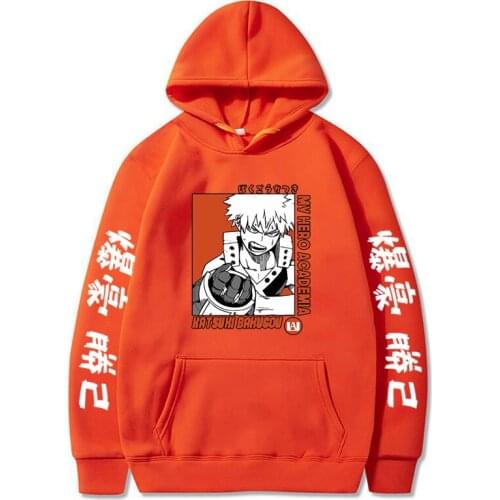 2021 New Japan Anime My Hero Academia Graphics Cool Harajuku Streetshirt Daily Sweatshirt Sport Tops Plus Size