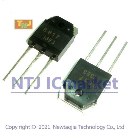 50 PCS 2SB817 TO-3P B817 Silicon PNP Power Transistors