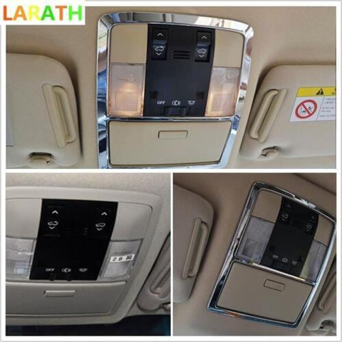 For Toyota Land Cruiser Prado FJ150 2014 2015 2016 Chrome Car Interior Reading Light Lamp Hood Cover Trim Molding Accessories