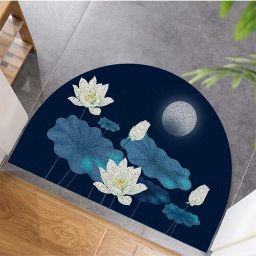 Home Front Door PVC Silk Loop Non-Slip Door Mat Carpet Bath Corridor Small Carpet Foot Pad Living Room Kitchen Mats