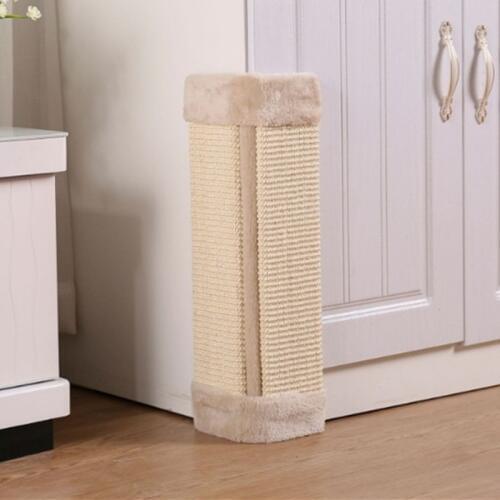 Cat Scratches Board 49X23cm Pet Kitten Wall Corner Scratching Mat Post Tree Sofa Protection Sisal Hemp Kitty Pet Plush Toys