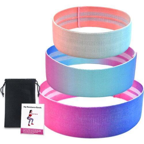 Elastic Bands Resistance Band Squat Hip Belt Fitness Shaping Pull Tension Belt Yoga Expander Mini Band Workout Exercise Bands