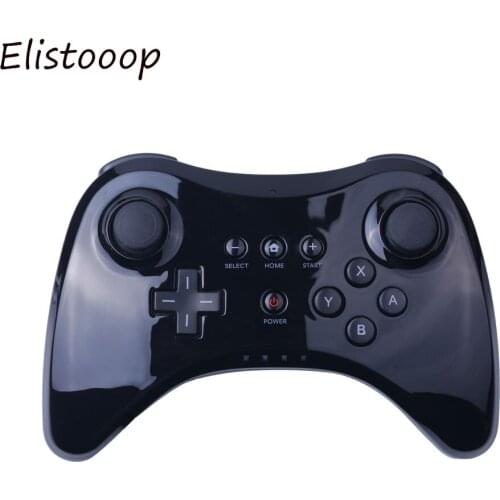 Elistooop USB Classic Gamepad Dual Analog Bluetooth Wireless Remote Controle For Nintend For Wii U Pro Gamepad