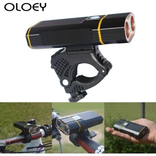 Bike Headlight Bicycle light USB Led light 5mode Wide Floodlight 118Degree 18650 Rechargeable Battery Work Waterproof Cycling