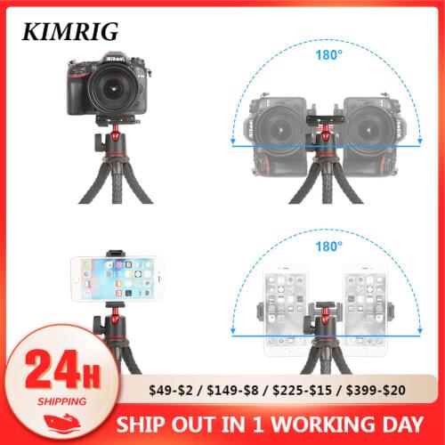 HDRiG Flexible Octopus Tripod With Ball Head MiniSingle Camera Mobile Desktop Live Bracket Handheld For Dslr Camera Smartphone