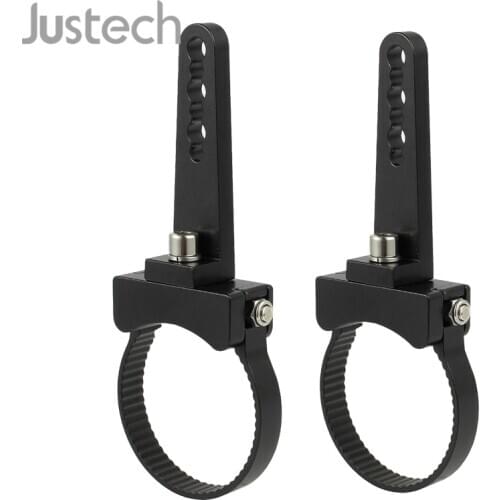 Justech 2.5" Bullbar Mounting Bracket Clamp For Led Light Bar Mount Hid ATV Truck With O Type Brackets M5 M6 Allen Key Wrench