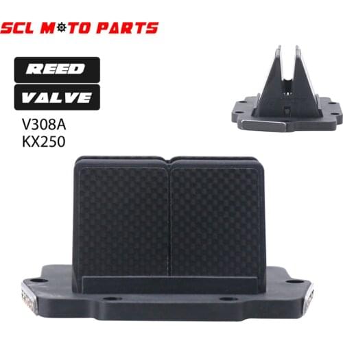 ALconstar-For Kawasaki Motorcycle Reed Rage Valve KX250 1987-2004 V308A System Mainfold Boot V-Force 3 Intake Pipe Valves Race