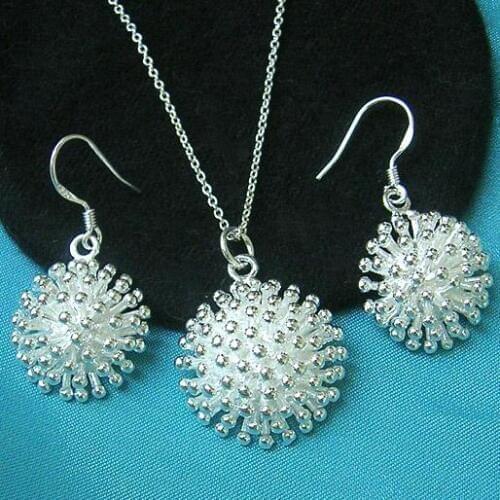 N925 Hot Selling Silver color jewelry set, fashion jewelry set Necklace Earring /aqqajhxa bciajtpa S79