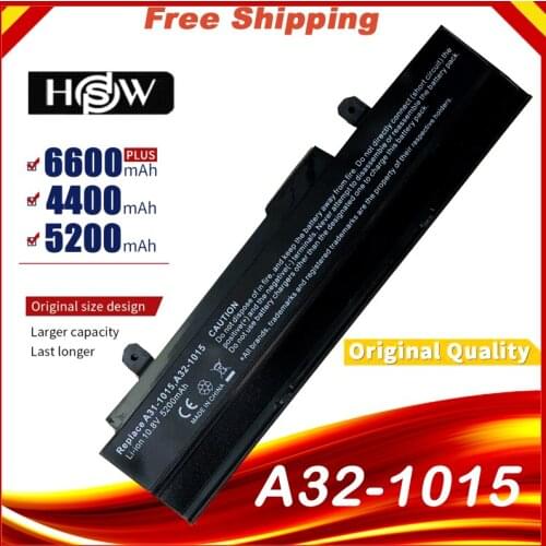 A32-1015 Laptop Battery for ASUS Eee PC 1011 1015P 1015PE 1015PW 1016 1016P 1215 1215N 1215P 1215T A31-1015 Free shipping