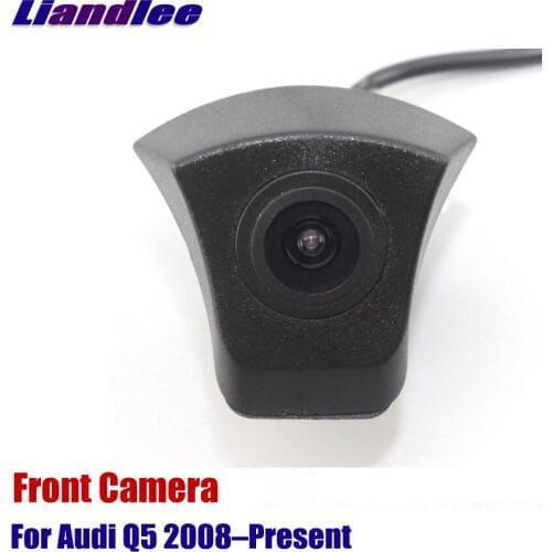 Liandlee For Audi Q5 2008-Present 2010 2015 2017 2018 AUTO CAM Car Front View Camera ( Not Reverse Rear Parking Camera )