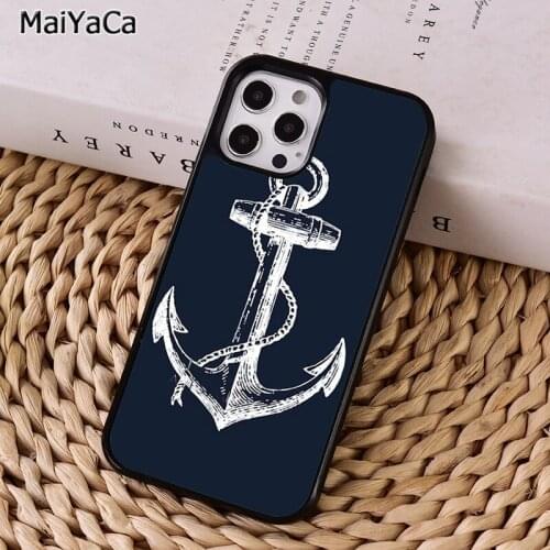 MaiYaCa Hope Anchor Anchor sea Phone Case For iphone 11 12 mini Pro X XR XS MAX 6S 7 8 Plus 5S SE 2020 Cover coque Shell