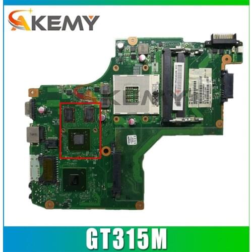 Laptop Motherboard for Toshiba satellite C600 V000238080 6050A2448001-MB-A01 HM65 GT315M DDR3 Mother Board Free Shipping