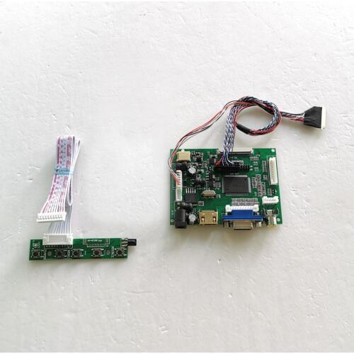 For LP156WH3 2AV+VGA LG notebook PC panel LVDS 40Pin cable 15.6" 1366*768 WLED LCD screen controller drive board kit