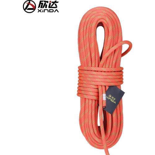 XINDA Parachute Cord Lanyard Rope Abseiling Equipment Outdoor Rope For Climbing Cord Mountaineering Rope 12m Dia 11mm-12mm-14MM