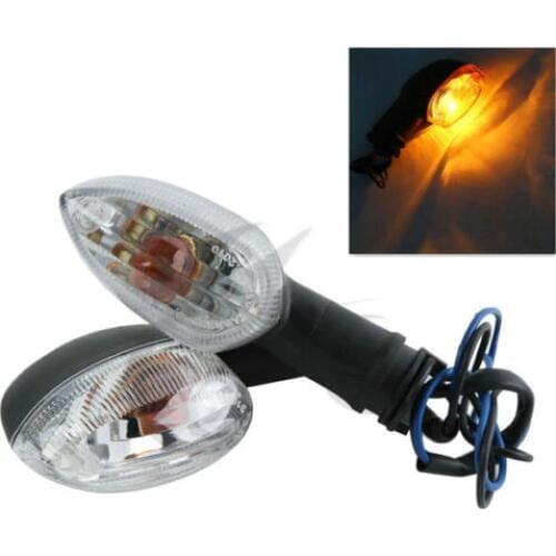 Motorcycle Front/Rear Clear Turn Indicator Signal Light Lamp For YAMAHA YZF R1 R6 FZ1 FZ6 XJ6 Fazer