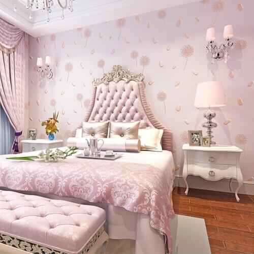 Q QIHANG Modern Fresh Simple Rural TV Background Bedroom Living Room Non-woven Wallpape Roll 0.53m*10m=5.3m2