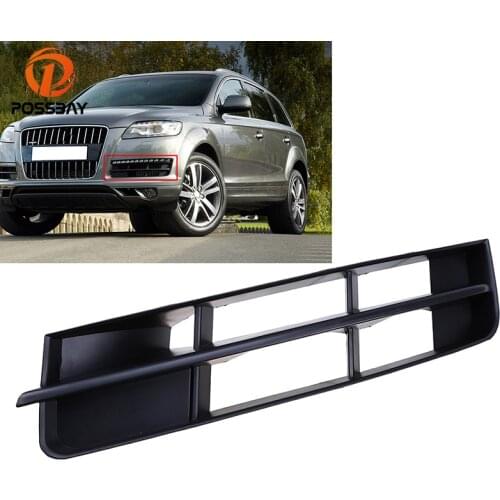 POSSBAY Left Side Car Front Bumper Lower Grilles Grill for Audi Q7 MK1 2010-2015 facelift Exterior Accessories 4L0 807 681 B