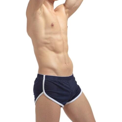 Sexy Fashion Man Sexy Nylon Boxers Shorts Funny Panties Male Gay Penis Pouch Sleepwear Jockstrap Bulge Underwear