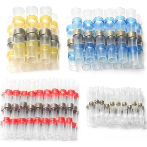 10pcs Practical Electrical Waterproof Seal Heat Shrink Butt Terminals Solder Sleeve Wire Connectors for marine ,automobile WWO