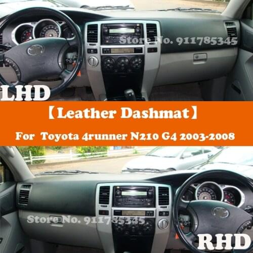 Suede Leather Dashmat Accessories Car-Styling Dashboard Covers Pad Sunshade For Toyota surf 4runner 4 runner N210 G4 2003-2008
