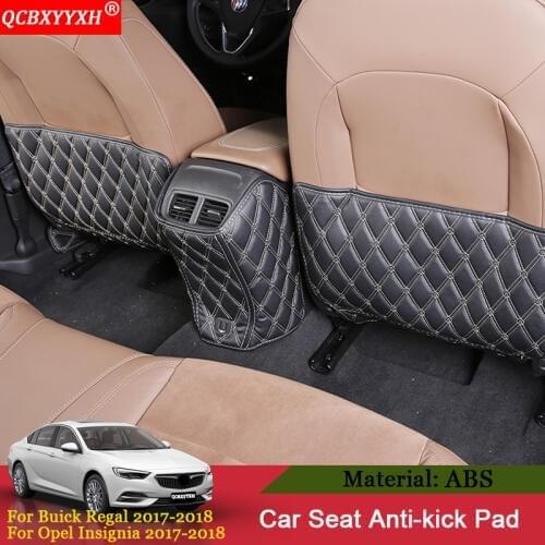 For Buick Regal Opel Insignia 2017 2018 3pcs Car Seat Back Anti-Child-Kick Pad Cover Backseat Children Kick Protect Mat QCBXYYXH