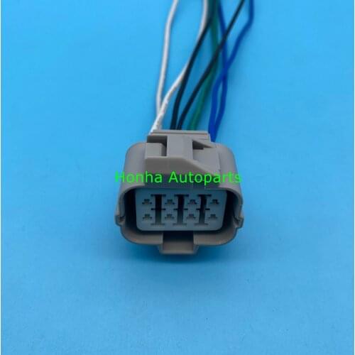 2/5/10/20/50 pcs 8 pin way auto electric waterproof automotive plastic wire harness connector 6189-0134 with wire or without wir