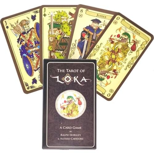 2021 New The Loka Tarot Cards And PDF Guidance Divination Deck Entertainment Parties Board Game Support Drop Shipping 80Pcs/Box