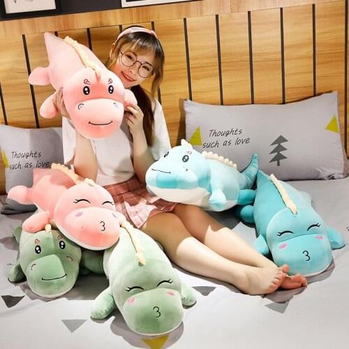 50-120pcs Lovely Dinosaur Plush Toy Soft Cartoon Animal Dinosaur Stuffed Doll Boyfriend Pillow Kids Girl Birthday Gift