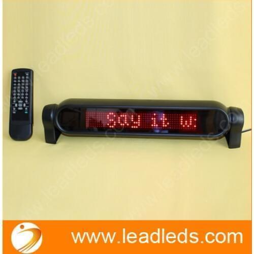 6 pieces/lot) 12V LED Car Sign Moving Scrolling message ,Can support the Spanish, French, English and so on four languages