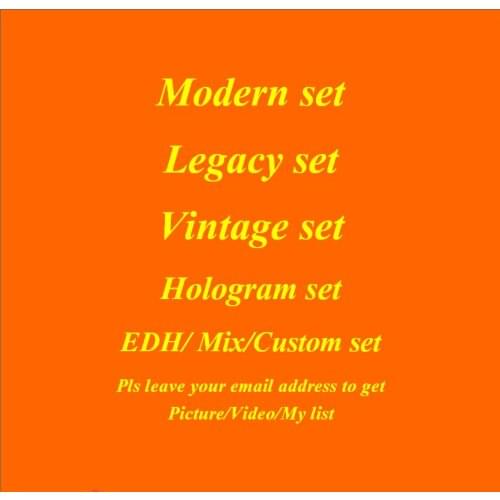 9.0+ WHOLE SET 56PCS/LOT Black Core Modern/Legacy/Vintage/Lands Set Mixed TOP Quality Playing Cards Board Games Poker