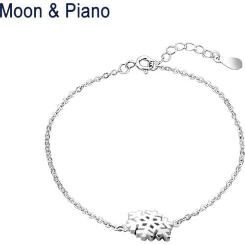 925 Sterling Silver Snow Sparkling Chain Bracelet For Ladies Wedding Engagement Birthday Gift 2018 New Fashion Birthday gift