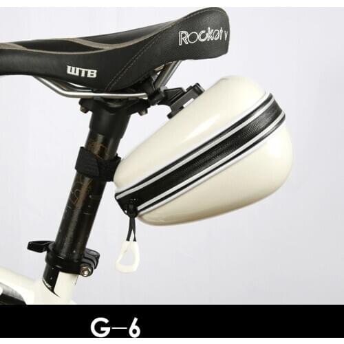 GIYO G-6 Mountain bike Saddle Bag Waterproof Mini Hard Shell Tail Package ABS Rain Proof Bags Cycling Equipment