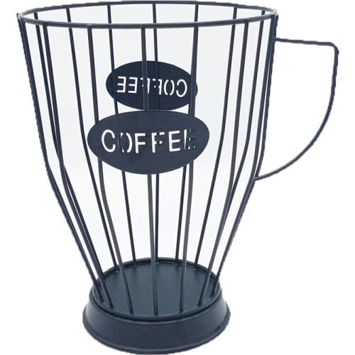 Coffee Capsule Storage Organizer For Counter Coffee Bar Cup Holders Mug Shape Coffee Pod Holders Large-capacity Racks Durable