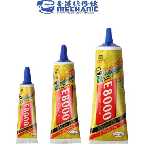 MECHANIC E8000 Multi Purpose Liquid Glue Adhesive Epoxy Resin For Diy Jewelry Drill Diamond Phones Screen Repair