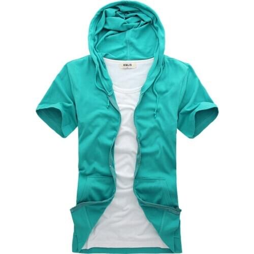 MYAZHOU Men's T-shirts With A Hood