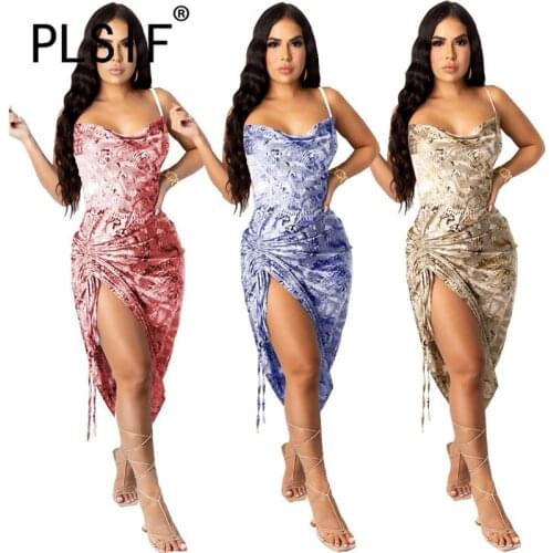 PLSIF Summer Dresses With Print