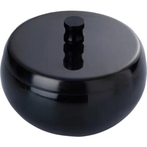 Simple and Modern Metal Ashtray Stainless Steel Household Large-capacity Windproof Ashtray Office Decoration Gift for Boyfriend