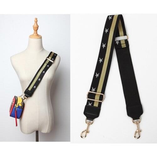 Strap U Shoulder Strap For Bags Canvas Weave Wide Strap Bag Fashion Handbag Crossbody Bag Straps Replacement Belt Accessories