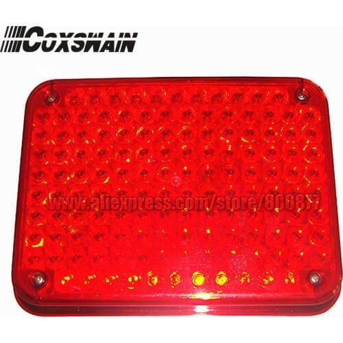 Super bright 134 LEDs external warning lights for fire truck & ambulance car, surface mounting, Waterproof, DC12V or 24V