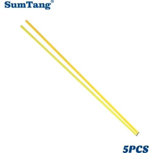 5PCS/Lot 12V LED COB Strip 12-18W 110-120lm/W 500*6*1.2mm Warm White Cool White for DIY Lighting