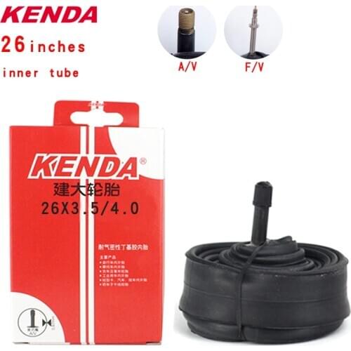 Kenda Bicycle Inner Tube 26inch 26*2.3/2.4 26*3.5/4.0 S/V F/V Cycling Mountain Bike Tube butyl rubber Tires parts