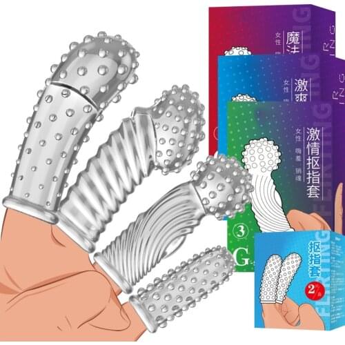 Finger Vibrator G-Spot Massage Silicone Adult Masturbation Sexual Stimulation Massage Exotic Accessories Female Vibrator Toy