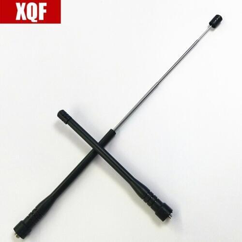 XQF SMA-F Female Handheld Telescopic Antenna compatible with Baofeng UV-5R UV-5RE Series BF-UVB2 888S Walkie Talkie