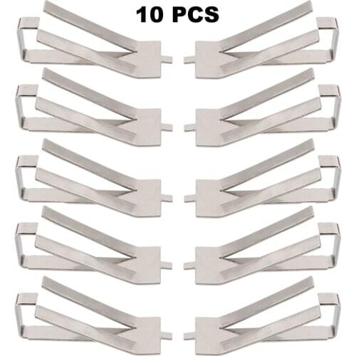 10pcs Stainless Steel Glass Bed Clip Clamp 3D Printer Parts Heated Bed Clip For Ultimaker Build Platform Heated Bed Retainer