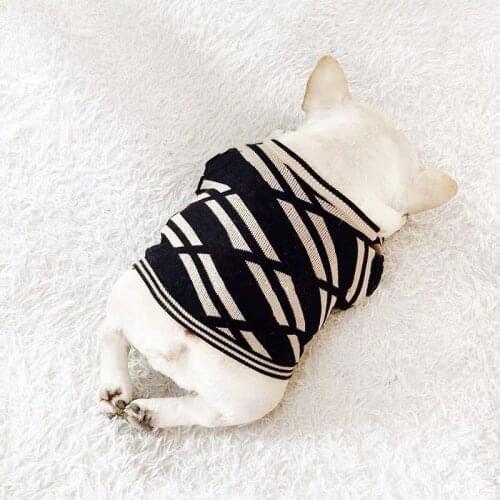 French Bulldog Winter Warm Sweater Dog Clothes Pet Puppy Hoodie Pug Jacket Coat For Small Medium Dogs Costume Dropshipping TPC05