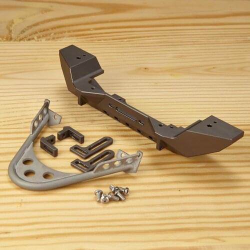 1/10 RC Car accessories AXIAL SCX10 D90 TFL T10 pro Rock Crawler Front Bumper B Parts TH01934-SMT6