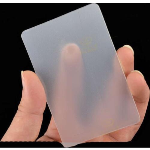 1pcs LUBORS LENS Card Perspective distortion close up street magic tricks kids Tricky Gimmick Easy To Do for Beginner