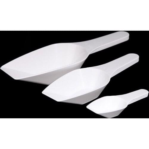 1 PCS PP plastic sampling scoop solution weighing 10ml 25ml 50ml 100ml scoop weighing sample boat plastic scoop scoop