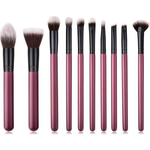 10PCS Professional Makeup Brushes Set Foundation Eyebrow Eyeliner Blush Cosmetic Concealer Brush Foundation Sets